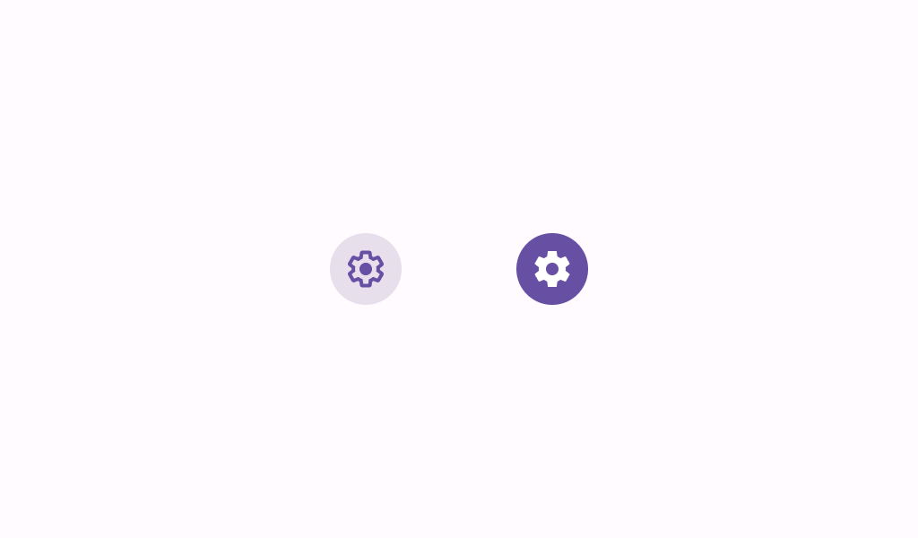 Filled icon toggle button image