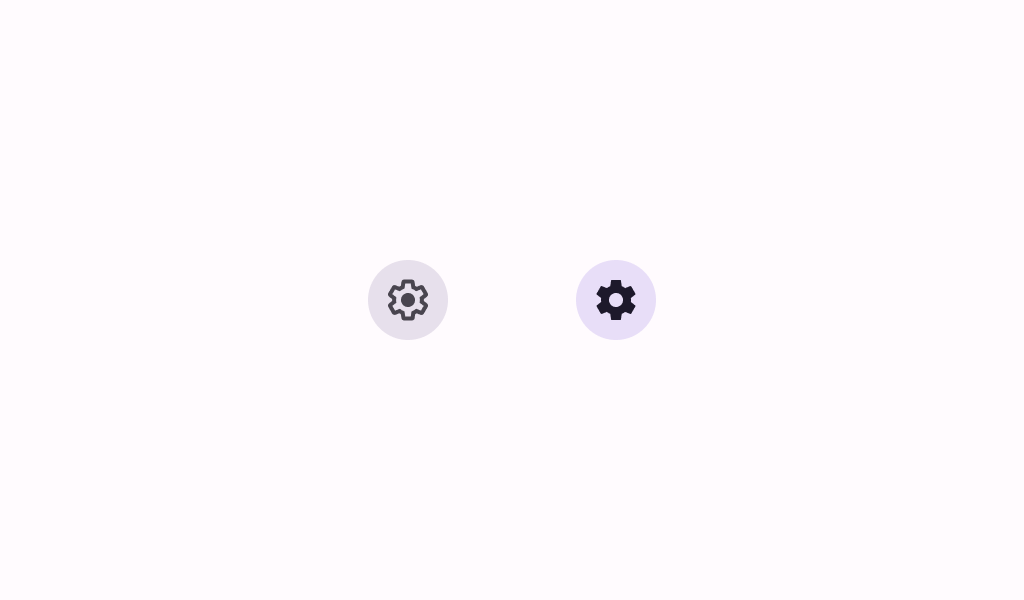 Filled tonal icon toggle button image