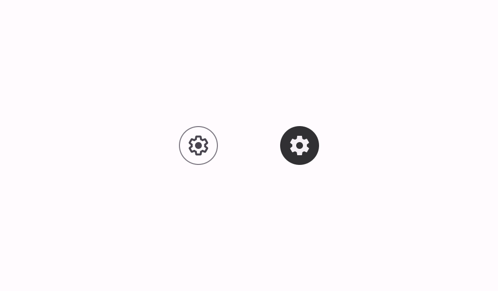 Outlined icon toggle button image